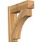 Ekena Millwork Westlake Rough Sawn Arts and Crafts Outlooker, Western Red Cedar, 8"W x 30"D x 30"H OUT08X30X30WTL03RWR - alternate 1